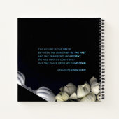 "Weißes Herz schwarz vom Mond" & Zukunft Notizblock (Rückseite)