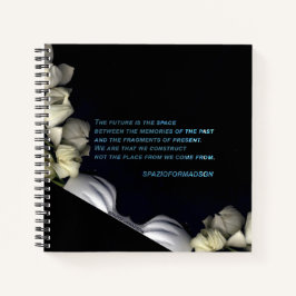 "Weißes Herz schwarz vom Mond" & Zukunft Notizblock