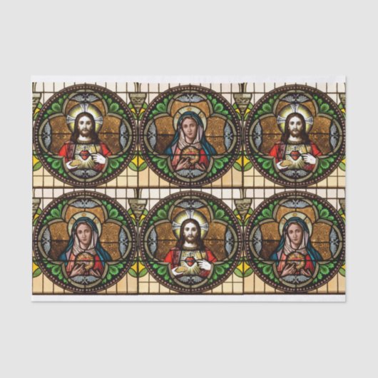 Weißes Herz/Unakulates Herz-Gewebe Seidenpapier (Vorderseite)