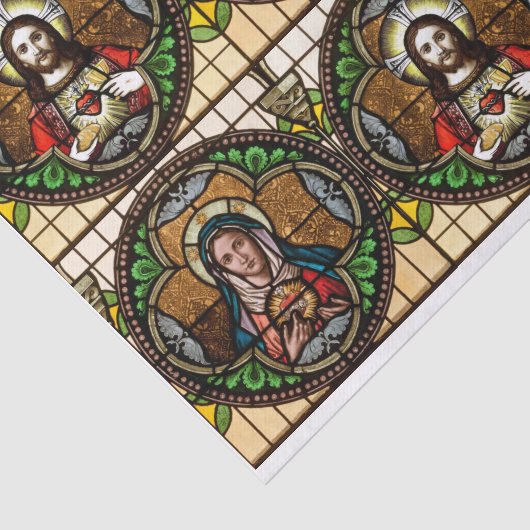 Weißes Herz/Unakulates Herz-Gewebe Seidenpapier (Ausschnitt)