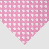 Weißes Herz-Zwirnpapier Seidenpapier (Ausschnitt)