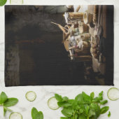 Weißes Hexenmuseum, Hexenkunst & MAGICK Geschirrtuch (Gefaltet)