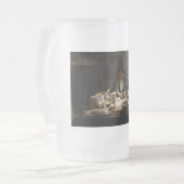 Weißes Hexenmuseum, Hexenkunst & MAGICK Mattglas Bierglas (Vorderseite Links)