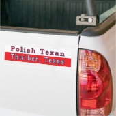 Weißes Hirsch Polnischer Texanischer Autoaufkleber (Auf Lkw)