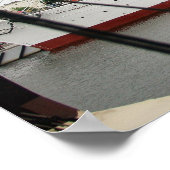 Weißes Hochschiff - Poster (Ecke)