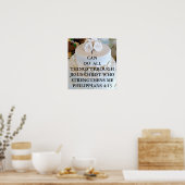 Weißes Hochzeitsposter Poster (Küche)