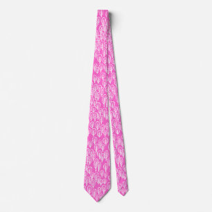 Weißes Holz in Rosa Krawatte