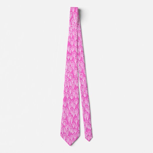 Weißes Holz in Rosa Krawatte (Vorderseite)