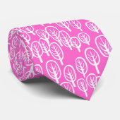 Weißes Holz in Rosa Krawatte (Gerollt)