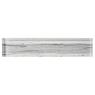Weißes Holz Namensplakette
