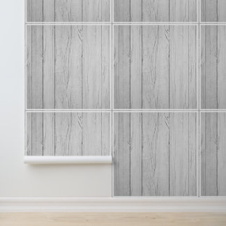 Weißes Holz Rustic Beach Tiles Muster Schwarz-weiß Tapete