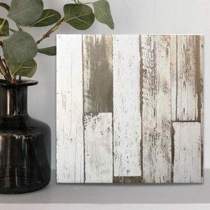 Weißes Holz rustikaler Western Stallholz Fliese