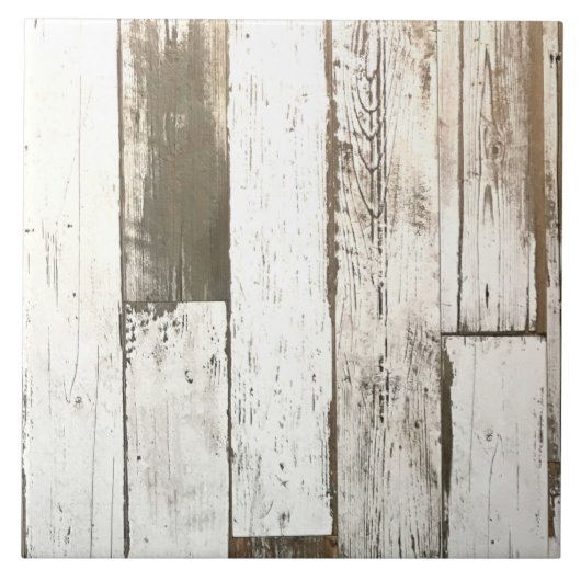 Weißes Holz rustikaler Western Stallholz Fliese (Vorderseite)