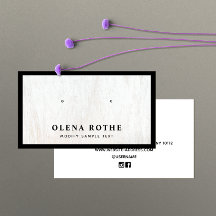 Weißes Holz, schwarze Grenze, Ohrenanzeige