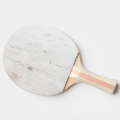 Weißes Holz Tischtennis Schläger (Seitenansicht)