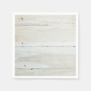 Weißes Holzholz Serviette