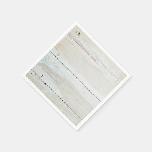 Weißes Holzholz Serviette (Ecke)