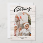 Weißes Holzjahr im Überblick Multi-FotoCollage Ankündigung (Vorderseite)