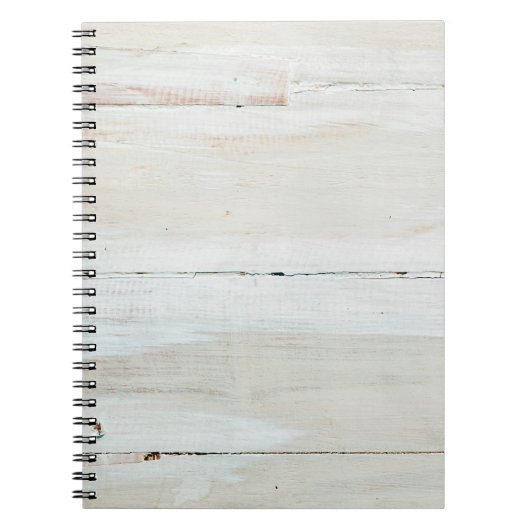 Weißes Holzkorn Notizblock (Vorderseite)