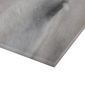 Weißes Horn Seelenauge Schneidebrett (Ecke)