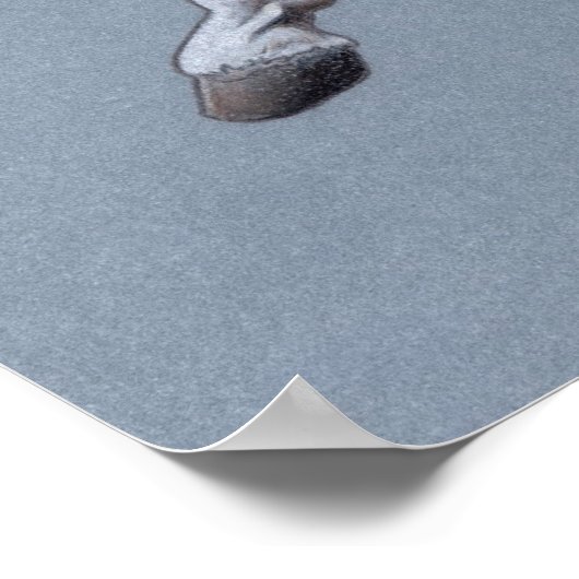 Weißes Horst-Poster Poster (Ecke)