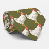 Weißes Huhn Krawatte (Gerollt)