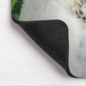 Weißes Huhn Mousepad (Ecke)