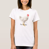 Weißes Huhn T-Shirt (Vorderseite)