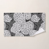 Weißes Hydrangea Badhandtuch Set (Handtuch)
