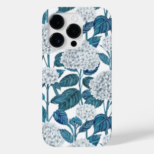 Weißes Hydrangea Case-Mate iPhone 14 Pro Hülle