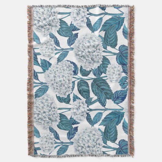 Weißes Hydrangea Decke (Vorderseite Vertikal)