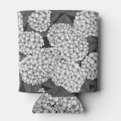 Weißes Hydrangea Dosenkühler (Rückseite)