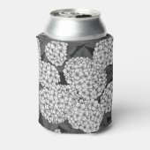 Weißes Hydrangea Dosenkühler (Kanne Rückseite)