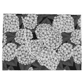 Weißes Hydrangea Große Geschenktüte (Rückseite)