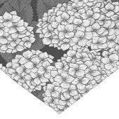 Weißes Hydrangea Kurzer Tischläufer (Ecke)