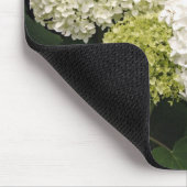 Weißes Hydrangea Mousepad (Ecke)