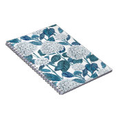 Weißes Hydrangea Notizblock (Rechte Seite)