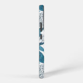 Weißes Hydrangea Samsung Galaxy Hülle (Rechte Seite)