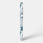 Weißes Hydrangea Samsung Galaxy Hülle (Linke Seite)