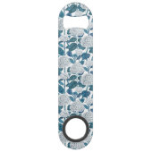 Weißes Hydrangea Speed Flaschenöffner (Rückseite)