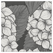 Weißes Hydrangea Stoff (Nahaufnahme)