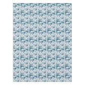 Weißes Hydrangea Tischdecke (Vorderseite)