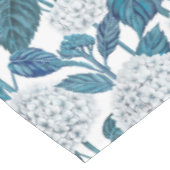 Weißes Hydrangea Tischdecke (Schrägansicht)