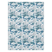 Weißes Hydrangea Tischdecke (Vorderseite)