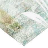 Weißes Hydrangea Tischdecke (Schrägansicht)