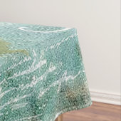 Weißes Hydrangea Tischdecke (Beispiel)