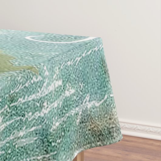 Weißes Hydrangea Tischdecke (Beispiel)