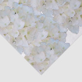 Weißes Hydrangeas-Tissue Seidenpapier (Ausschnitt)