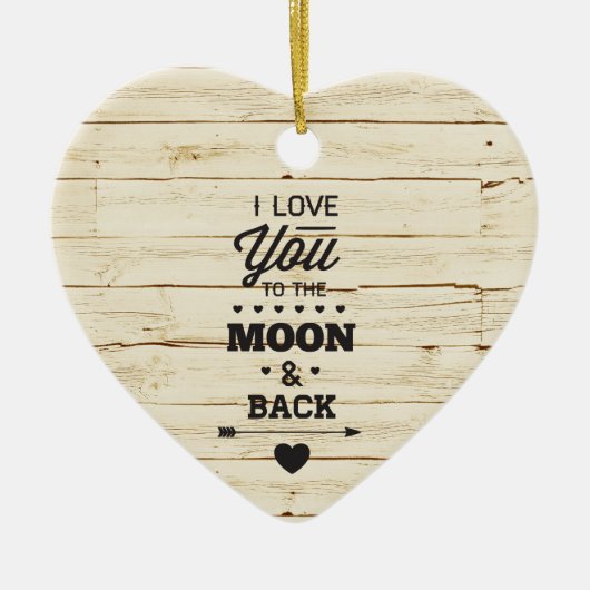 Weißes Imitat hölzern Keramikornament (Vorne)