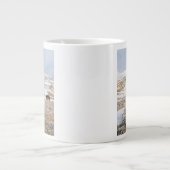 Weißes Isländisches Pferd, Island Jumbo-Tasse (Vorderseite)